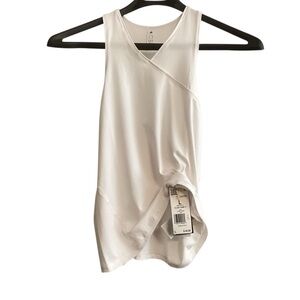adidas Club Tank V White Racerback Top NWT L